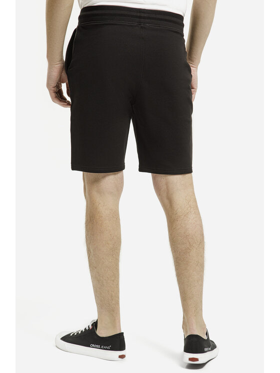 Cross Jeans Cross Jeans Szorty sportowe 49080-020 Czarny Regular Fit
