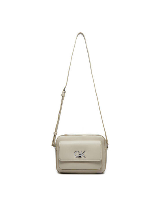 Calvin Klein Calvin Klein Torebka Re-Lock Camera K60K612538 Écru