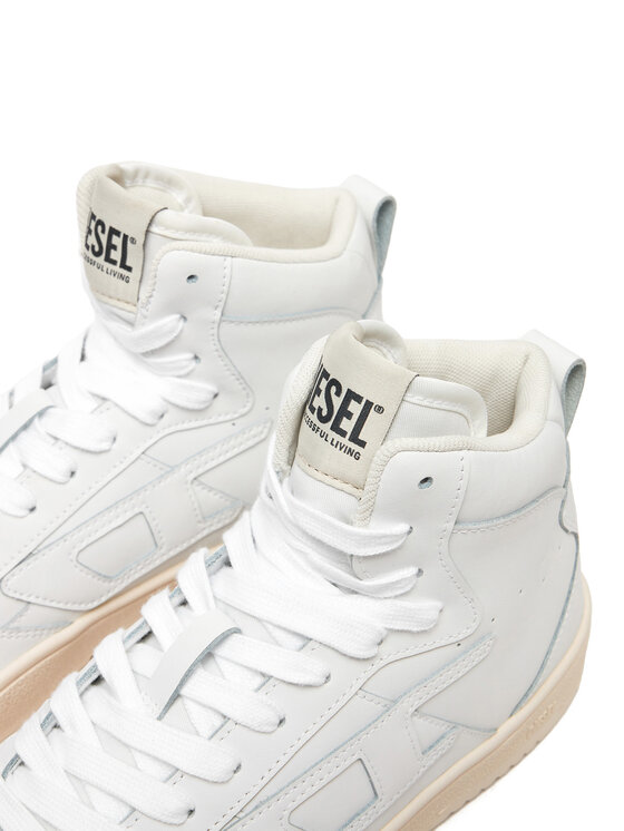 Diesel Diesel Sneakersy S-Ukiyo V2 Mid Y03364 P5576 T1015 Biela