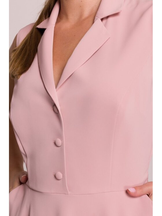 Stylove Stylove Sukienka letnia S409 Różowy A-Line Fit