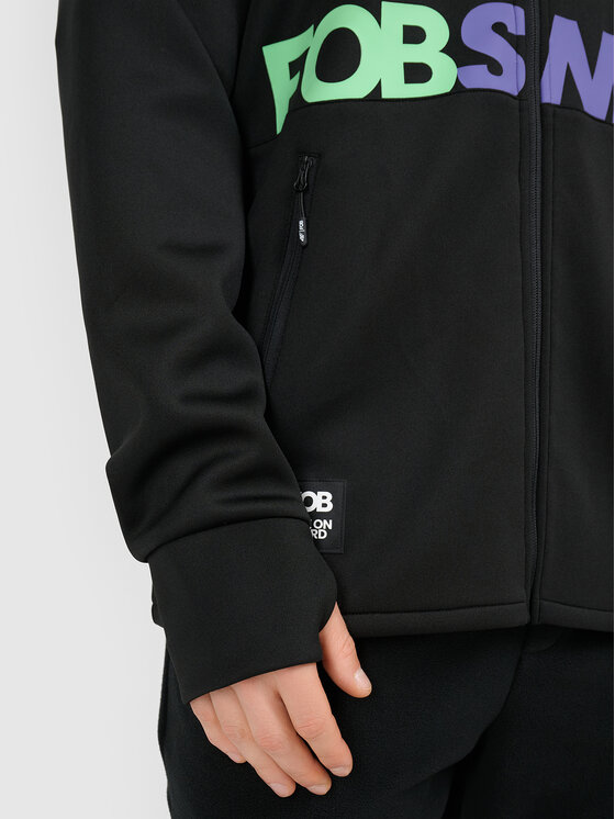 4F 4F Bluza FOB Czarny Loose Fit