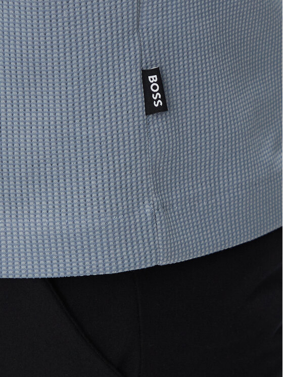 BOSS Boss Tričko H-Tiburt 431 50518539 Modrá Regular Fit