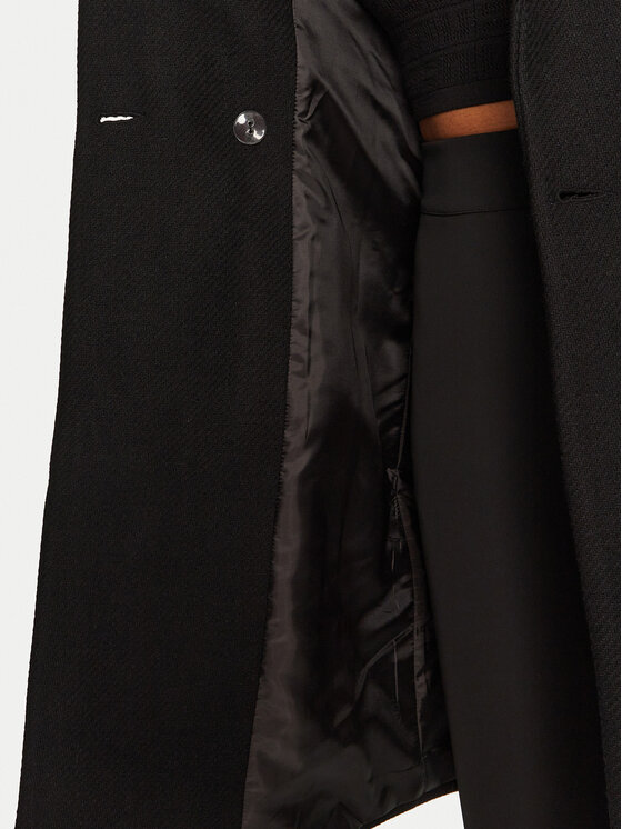 Rinascimento Rinascimento Cappotto di lana CFC0120109003 Nero Regular Fit