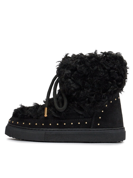 Inuikii Inuikii Schneeschuhe Long Curly 75202-051 Schwarz