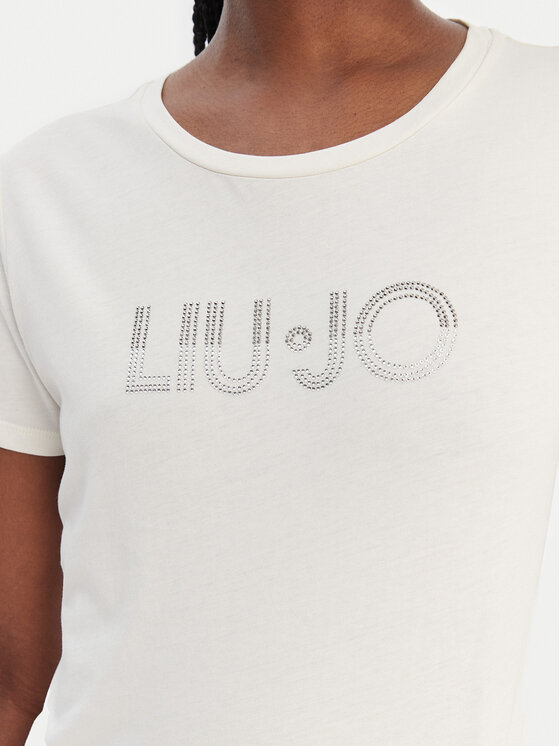 Liu Jo Sport Liu Jo Sport Tričko TA6056 JS923 Écru Regular Fit