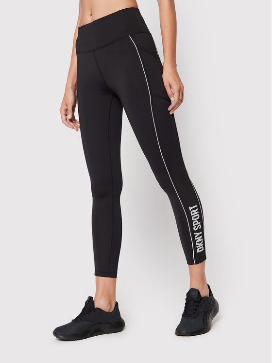 DKNY Sport Leggings DP2P2962 Schwarz Slim Fit