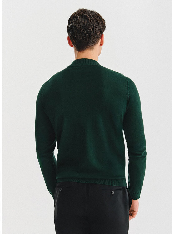 Pako Lorente Pako Lorente Sweter P25WF-2X-019 Zielony Classic Fit