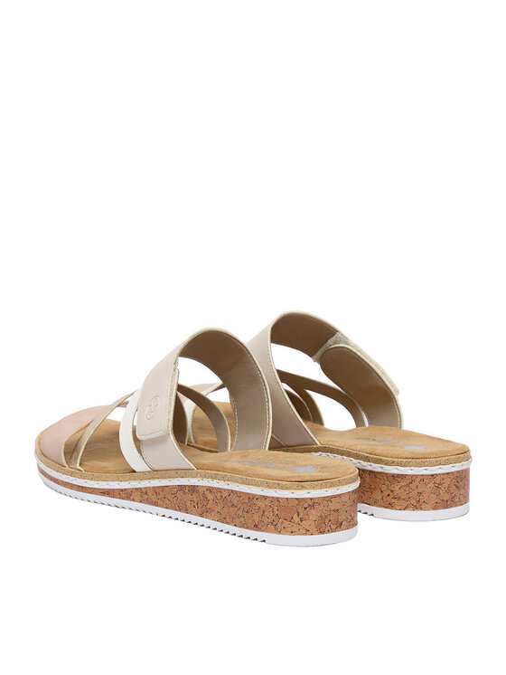 Rieker Rieker Ciabatte CEO-V3652-94 Beige chiaro
