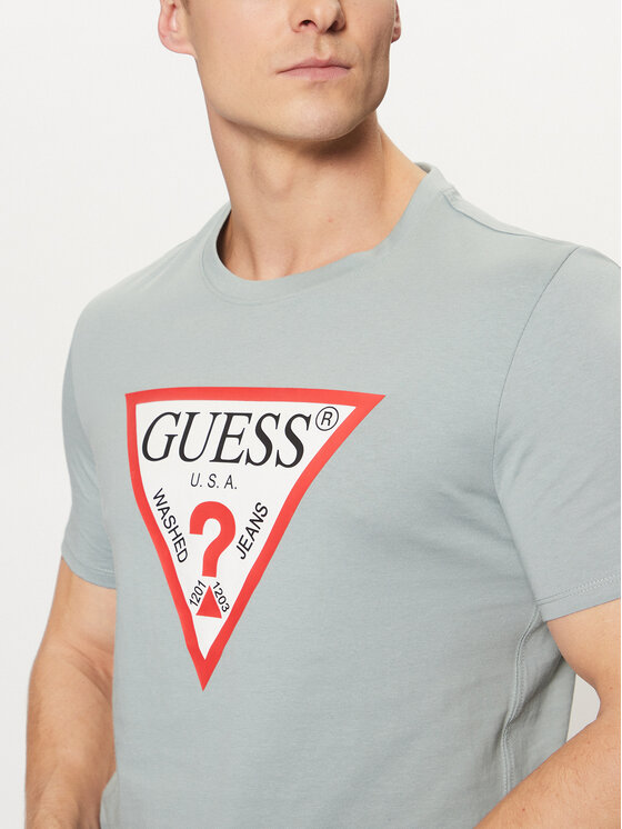 Guess Guess T-shirt M2YI71 I3Z14 Siva Slim Fit