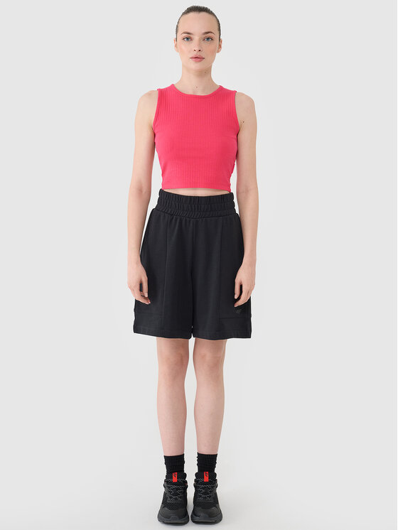4F 4F Tank top MIDSHOP TEXTILE Różowy Slim Fit