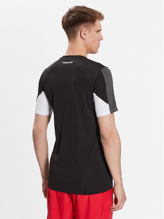 Head Head Тишърт Club 22 811431 Черен Regular Fit