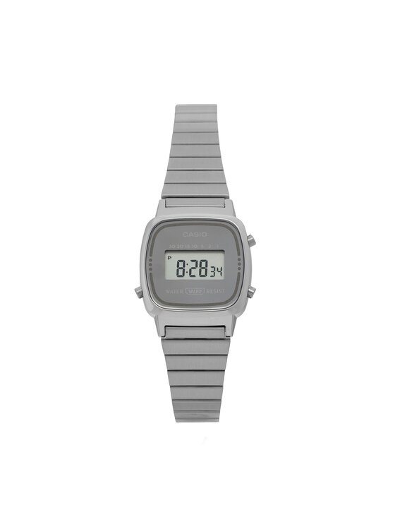Casio Casio Zegarek Vintage LA670WES-7AEF Srebrny