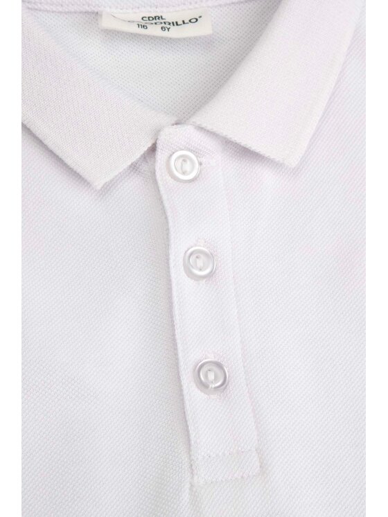 Coccodrillo Coccodrillo Polokošeľa WC6143604BSB-001 Biela Regular Fit