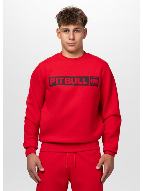 PITBULL PITBULL Bluza CHARGER Czerwony Regular Fit