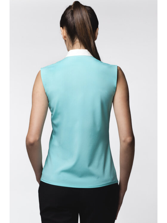 Awama Awama Koszula A023 Niebieski Basic Fit
