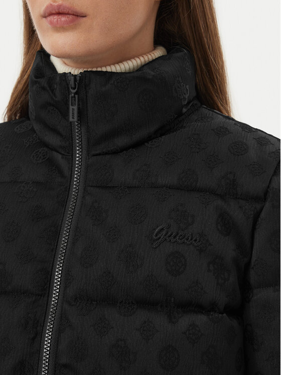 Guess Guess Geacă de iarnă V6BL06 W4302 Negru Regular Fit