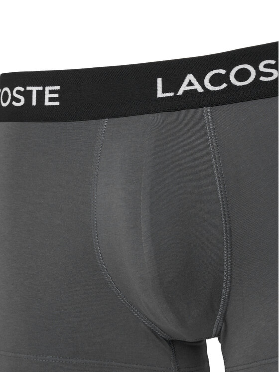 Lacoste Lacoste Komplektas: 5 poros trumpikių 5H1292 Pilka