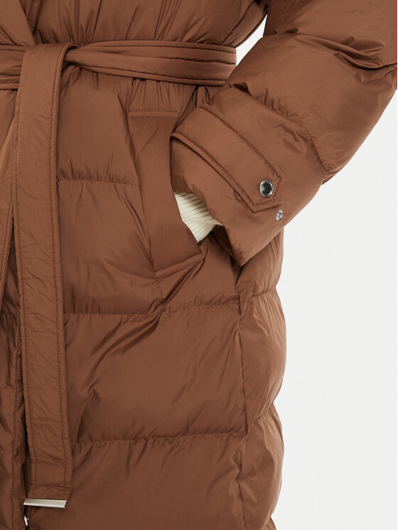PINKO PINKO Zimska jakna Taccuino 103829 A0L5 Rjava Regular Fit