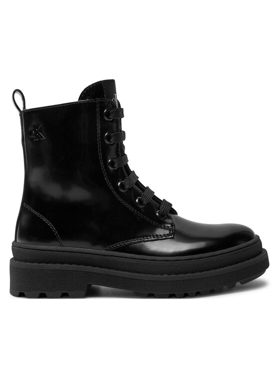 Calvin Klein Jeans Outdoorová obuv Lace-Up Bootie V4A5-81031-1453 M Čierna