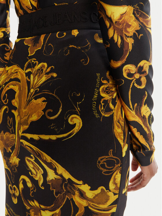 Versace Jeans Couture Versace Jeans Couture Ravno krilo 79HAE806 JS500 Črna Slim Fit