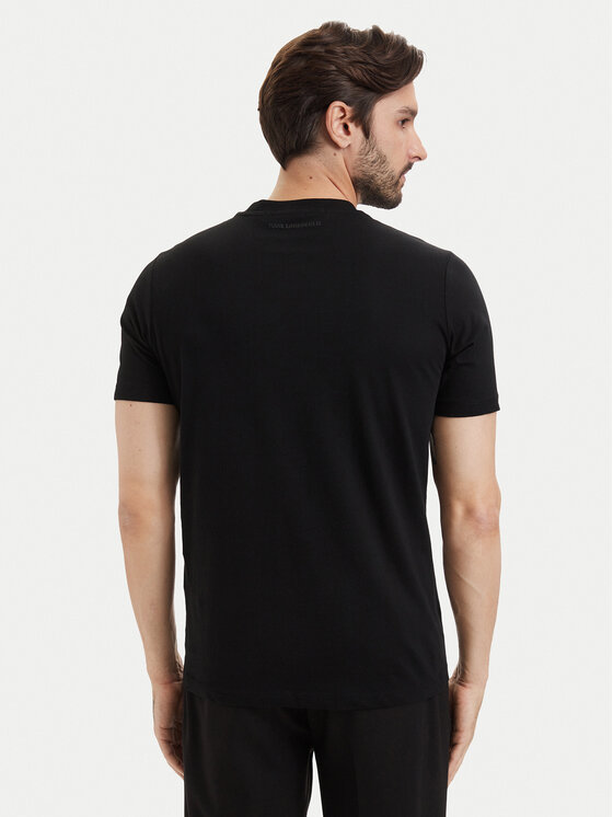 KARL LAGERFELD KARL LAGERFELD Tričko 755026 563224 Čierna Regular Fit