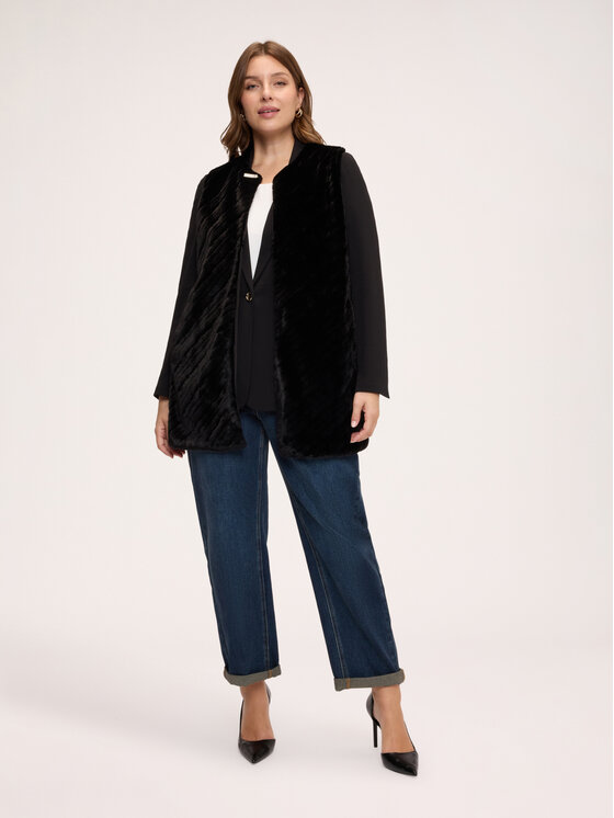 Fiorella Rubino Fiorella Rubino Cappotto invernale S061E003978N033 Nero Regular Fit