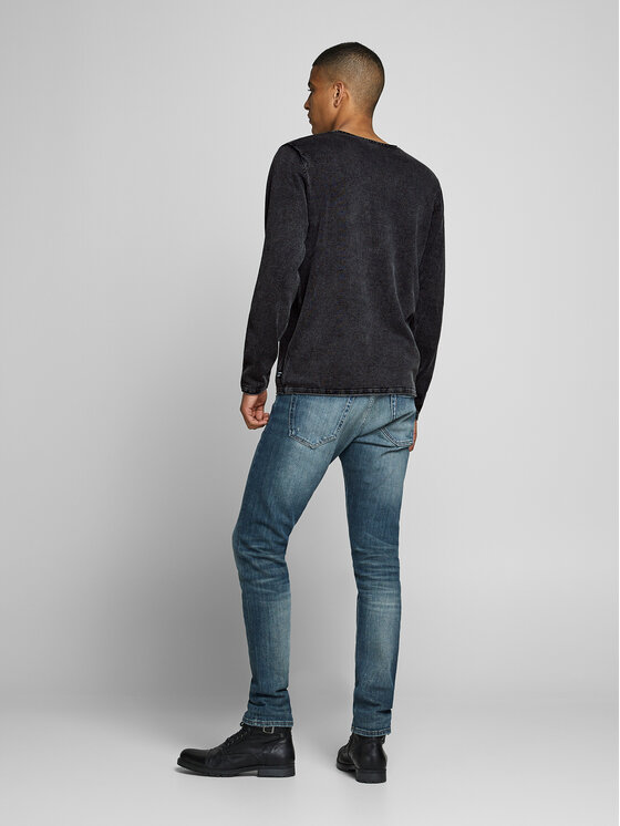 Jack & Jones Jack & Jones Sweter Leo 12174001 Czarny Regular Fit