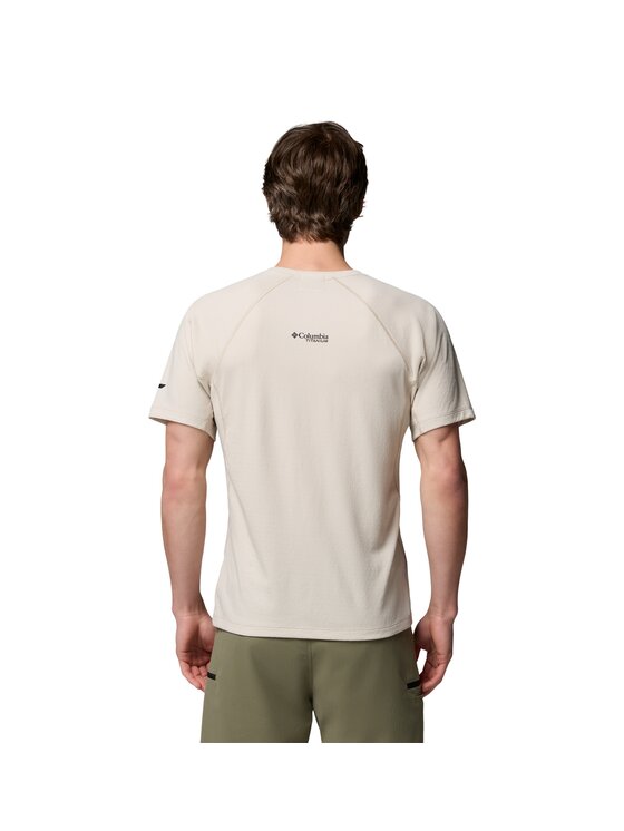 Columbia Columbia Koszulka techniczna 215719 Beżowy Regular Fit
