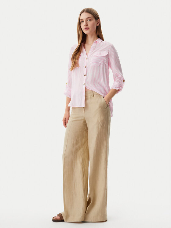 Vero Moda Vero Moda Marškiniai Bumpy 10275283 Rožinė Regular Fit