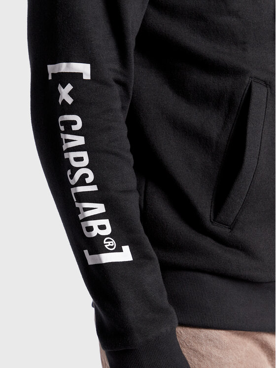 Capslab Capslab Majica dugih rukava Dragon Ball Z Goku CL/DBZ4/1/SWZ/GOK1 Crna Regular Fit