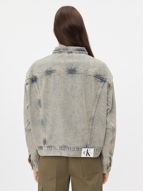 Calvin Klein Jeans Calvin Klein Jeans Τζιν μπουφάν J20J222501 Μπλε Boxy Fit