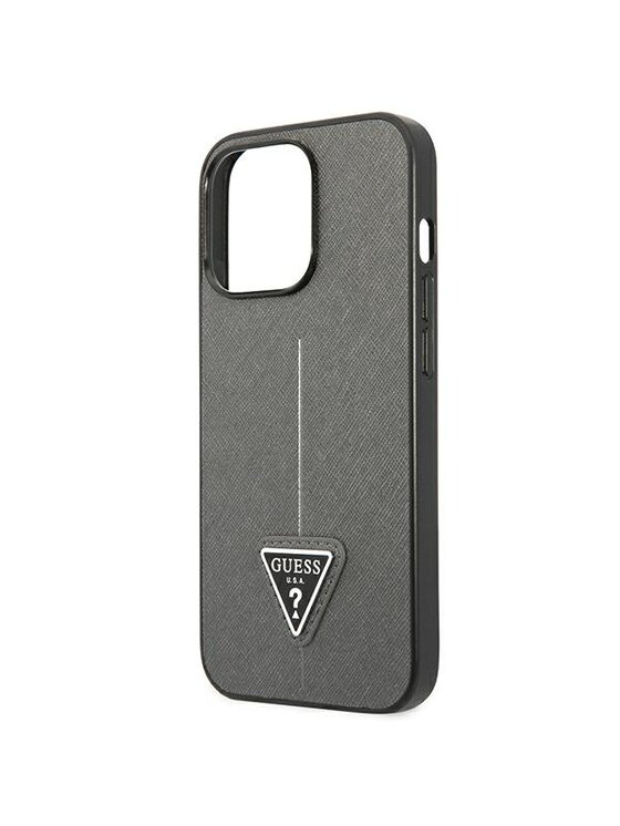 Guess Guess Etui na telefon iPhone 13 Pro Srebrny