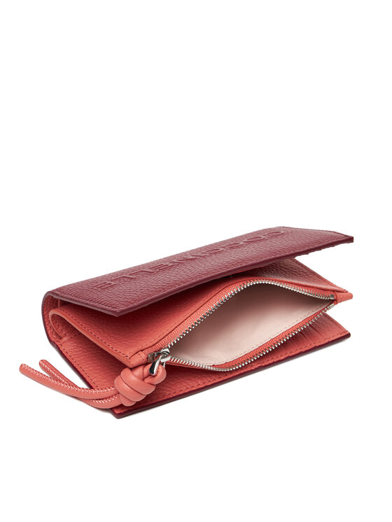 Coccinelle Coccinelle Великий жіночий гаманець Coccinellemyrtha Maxi Log E2 QBB 11 F1 01 Бордовий