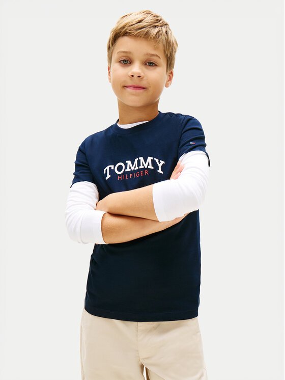 Tommy Hilfiger Tommy Hilfiger Póló KB0KB10263 Sötétkék Regular Fit