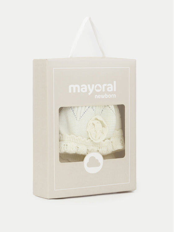 Mayoral Mayoral Zestaw Szalik i Czapka 9767 Écru
