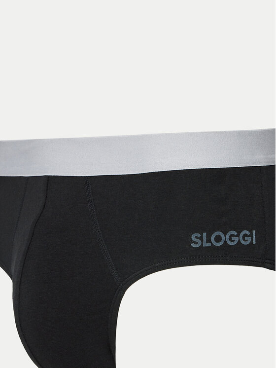 Sloggi Sloggi Komplet slipów 10217985 Czarny