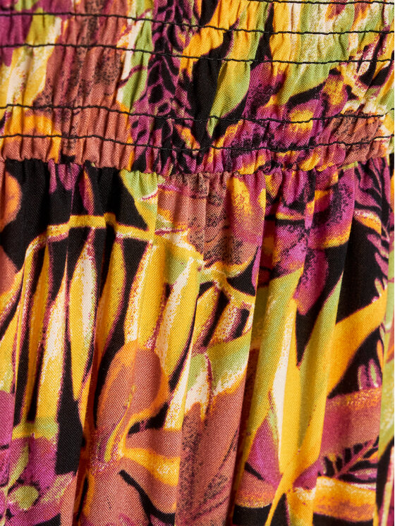 Roxy Roxy Φόρεμα καλοκαιρινό Remember Sun Wvsk ERJWK03146 Γκρι Slim Fit