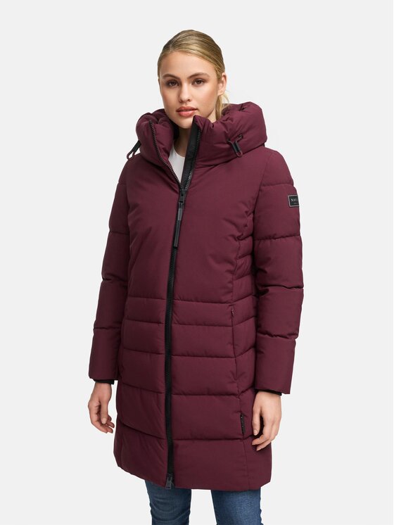 Navahoo Navahoo Kurtka zimowa Mondnebel Bordowy Regular Fit