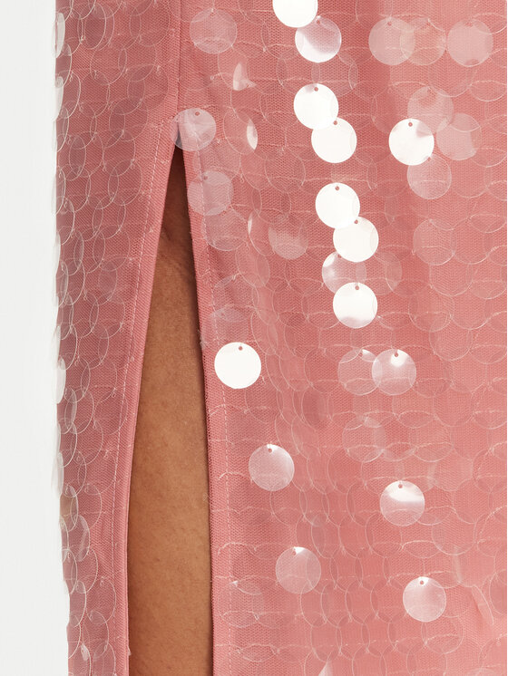 STAUD STAUD Coctailkleid Casey R25R2168LS Rosa Regular Fit