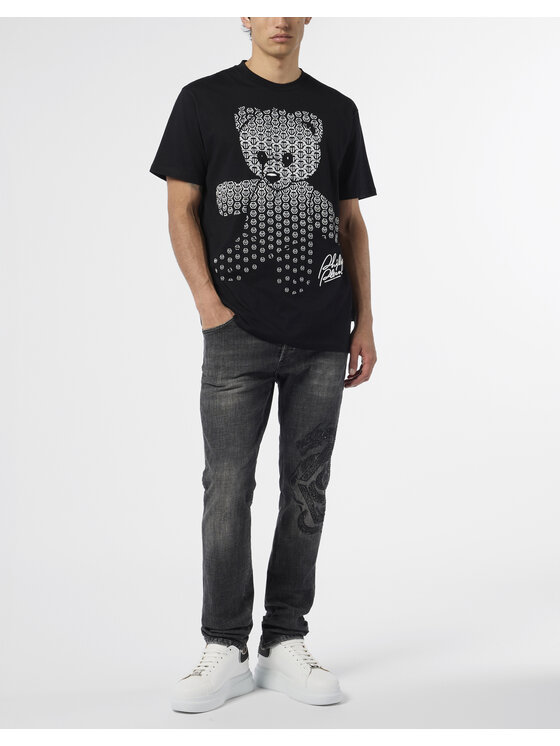 PHILIPP PLEIN PHILIPP PLEIN T-Shirt 29726 Černá Regular Fit
