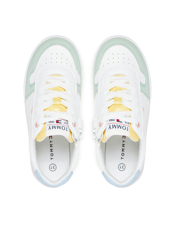 Tommy Hilfiger Tommy Hilfiger Αθλητικά Low Cut Lace-Up Sneaker T3A9-33740-1355 M Λευκό