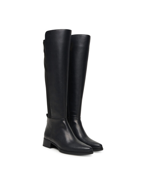 MICHAEL Michael Kors MICHAEL Michael Kors Cizme lungi muschetar Lex 40F5LXMB5L Negru