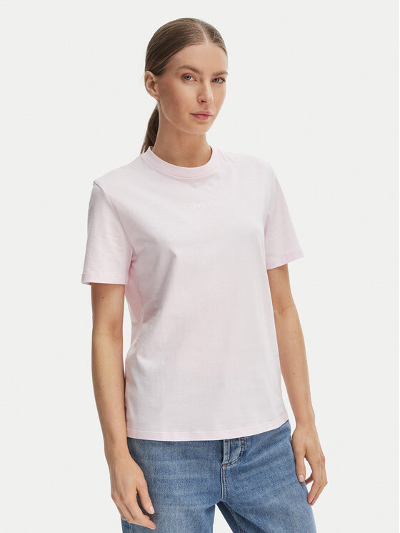 Calvin Klein Jeans Tricou Classic LV047C811G Roz Regular Fit