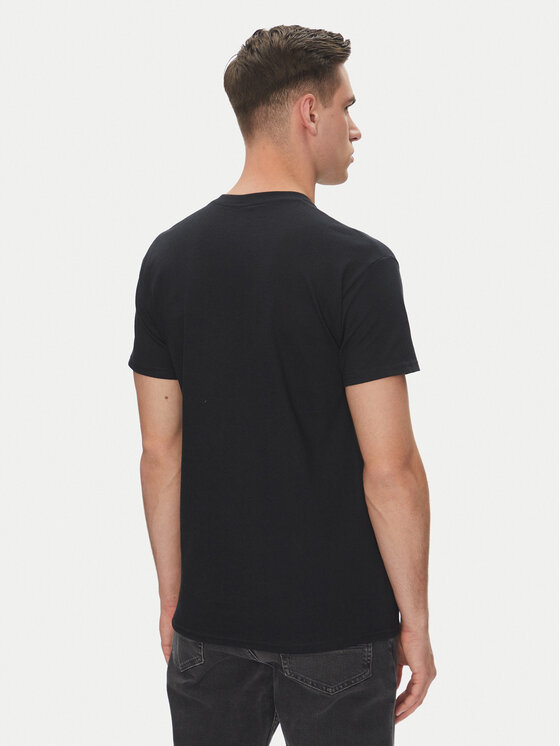 Etnies Etnies T-Shirt Team Emroidery 4130003738 Czarny Regular Fit