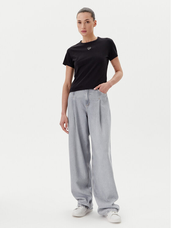 BOSS BOSS Тишърт C_Elogo_21 50540260 Черен Slim Fit