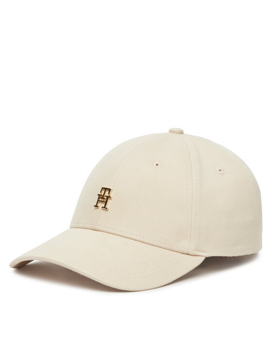 Tommy Hilfiger Tommy Hilfiger Kšiltovka Elevated Chic AW0AW17631 Béžová