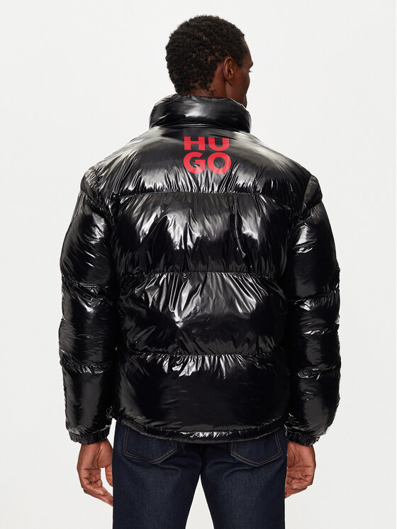 HUGO HUGO Télikabát Biron2441 50523206 Fekete Slim Fit
