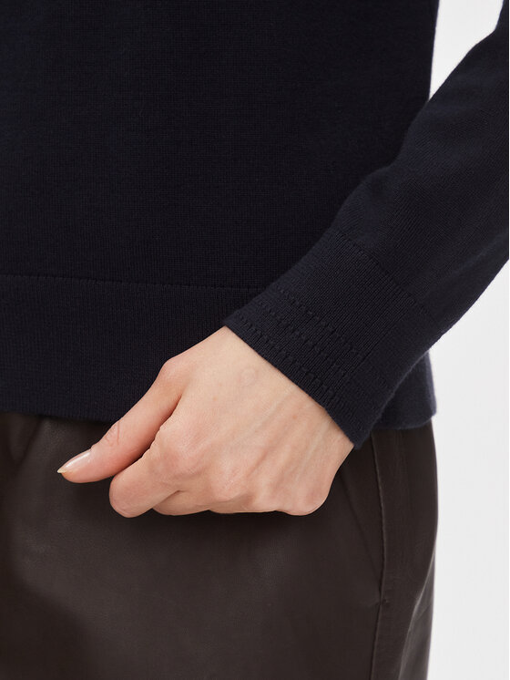 Tommy Hilfiger Tommy Hilfiger Džemper WW0WW42049 Tamnoplava Regular Fit