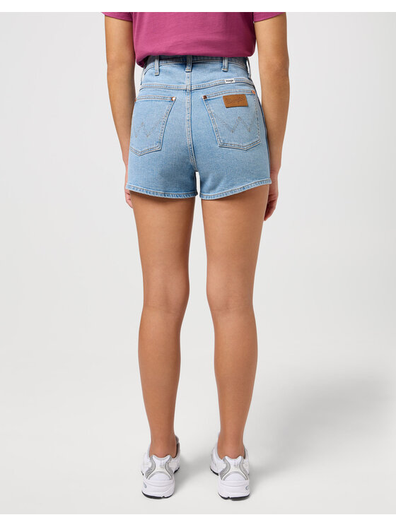 Wrangler Wrangler Szorty FESTIVAL SHORT Niebieski Regular Fit