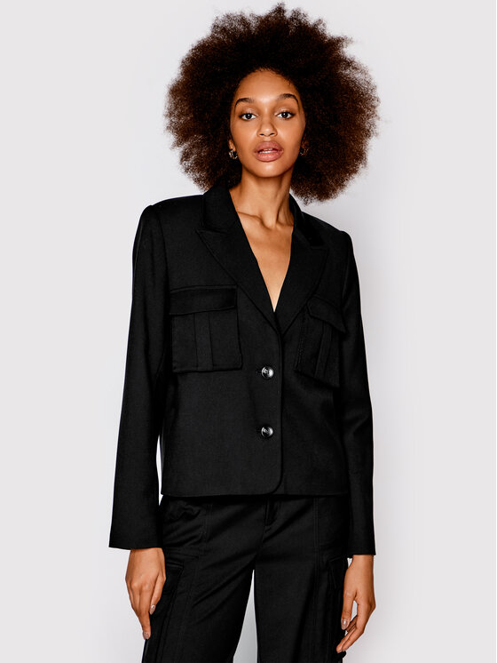 Gestuz Blazer Nora 10906148 Negru Loose Fit 10906148 imagine noua